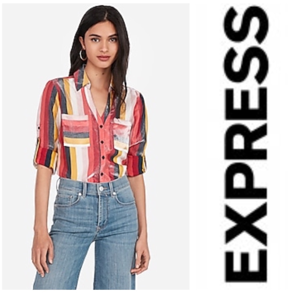NWOT Express Portofino Shirt